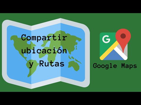 Como compartir una ruta de google maps